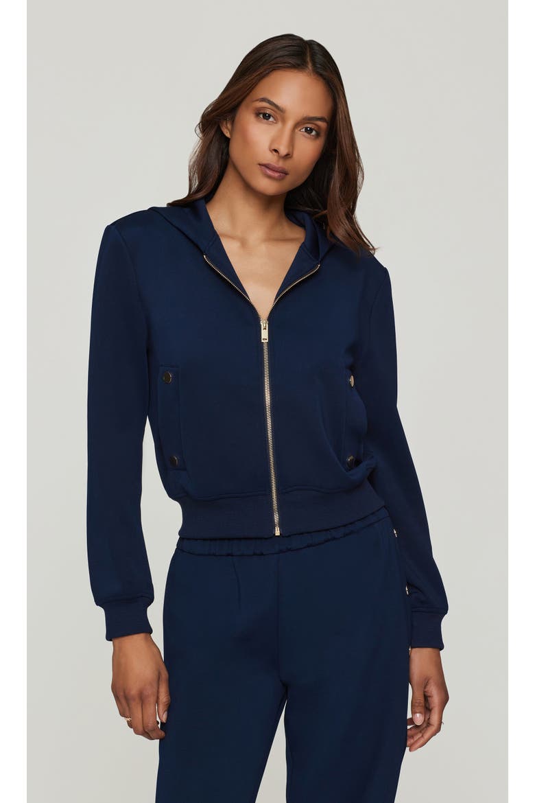 Zira Scuba Hoodie, Alternate, color, Blue