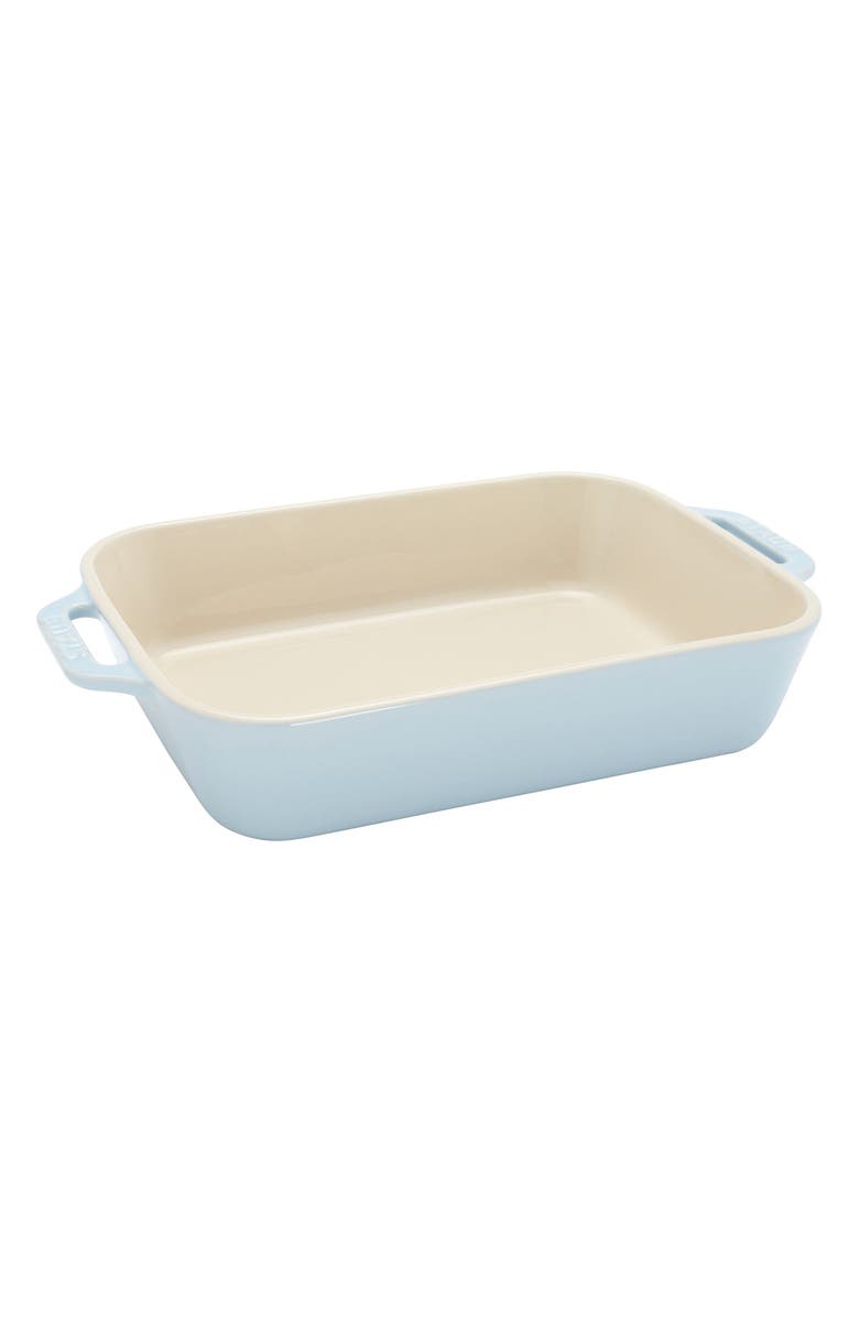 Staub 3-Piece Ceramic Mixed Baking Dishes, Alternate, color, Blue