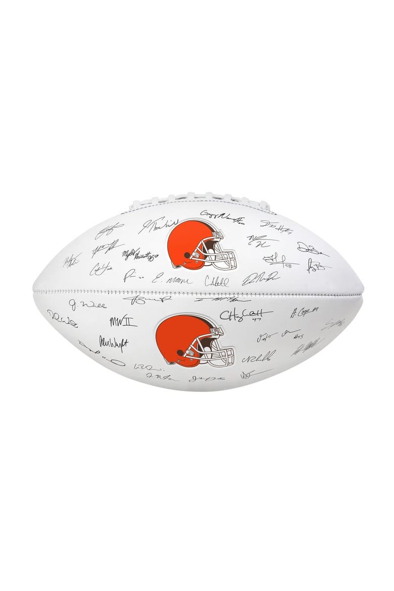 Cleveland Browns Signature Football, Main, color, Brown