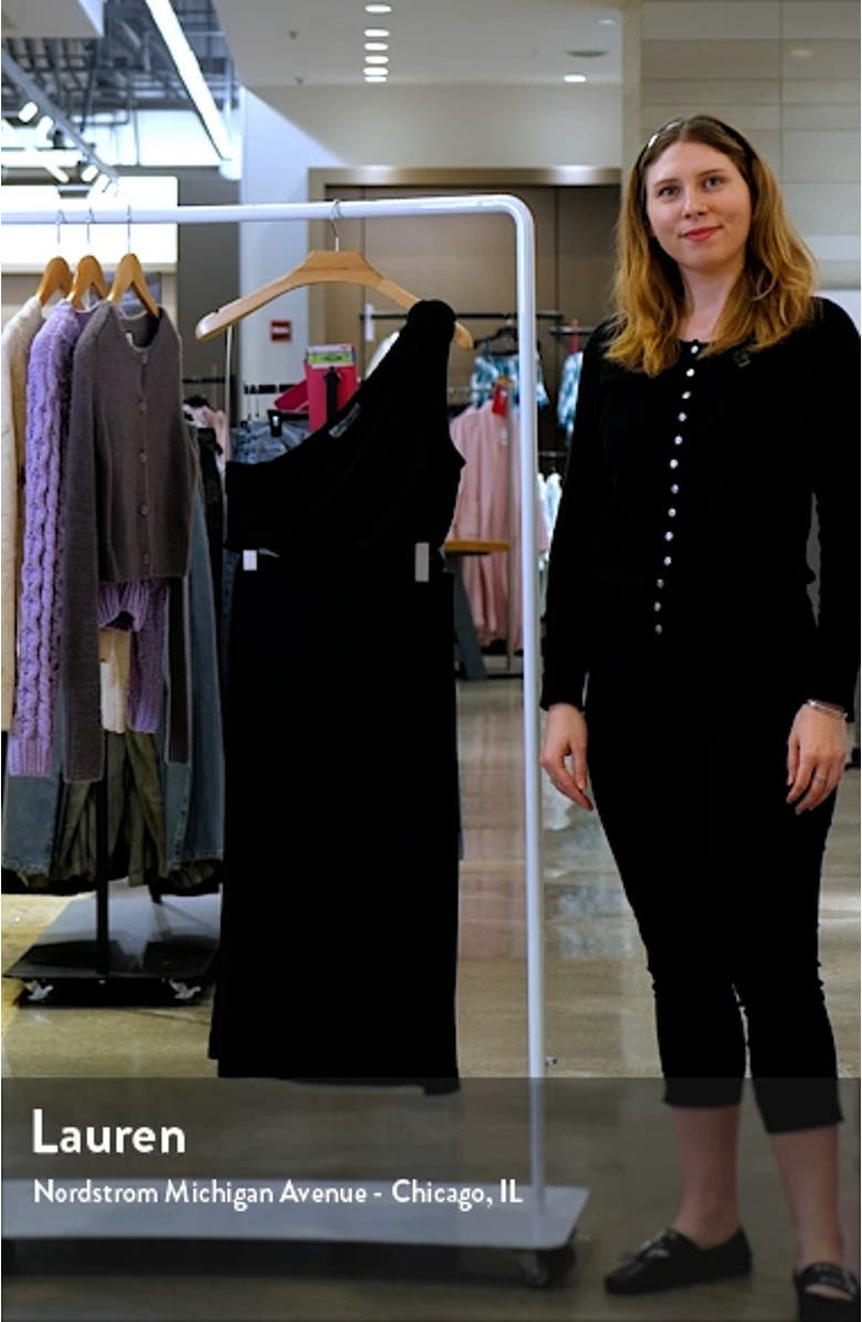 Keely Rosette One-Shoulder Tank & Midi Skirt Set, sales video thumbnail