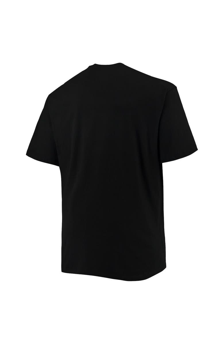PROFILE Men's Black Brooklyn Nets Big & Tall Pop T-Shirt, Alternate, color, Black