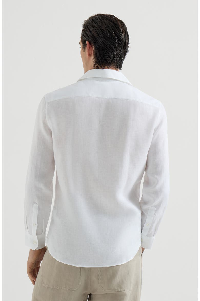 Shirt with chest pockets, Alternate, color, White