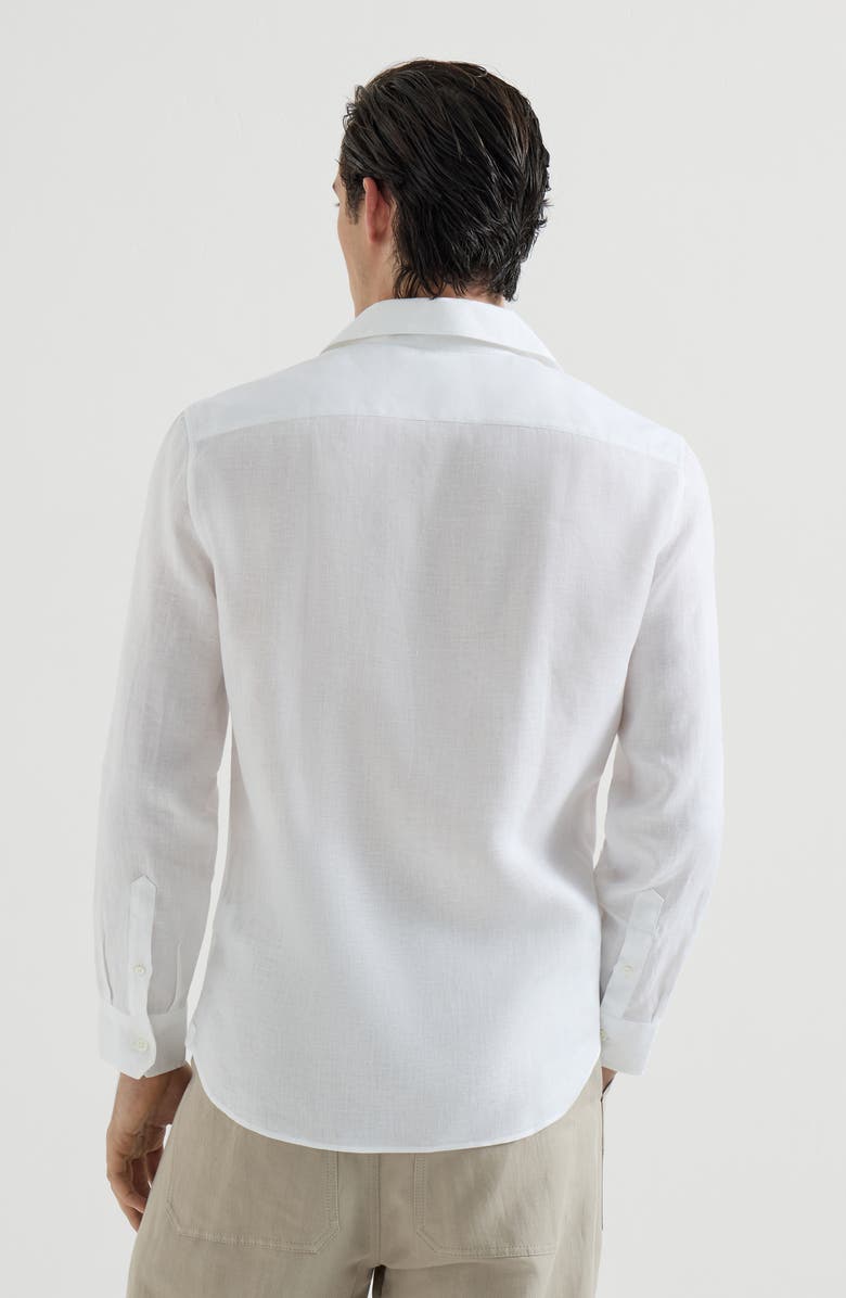 Brunello Cucinelli Shirt with chest pockets, Alternate, color, White