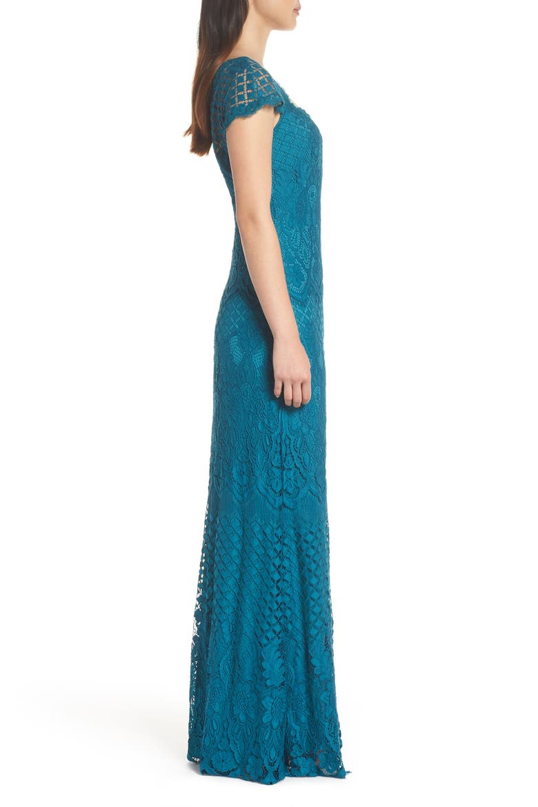 Lace Gown, Alternate, color, CERULEAN