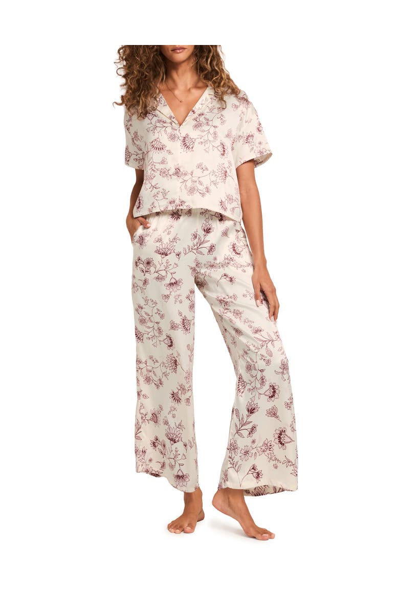Verity Pajama Set, Main, color, Floral pink