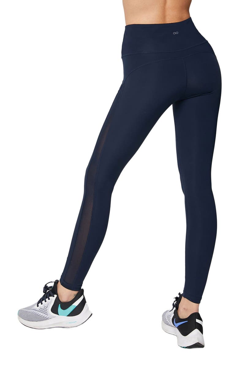 Rebody Active Incline Silkiflex High Waist Leggings 26", Alternate, color, Cool Navy