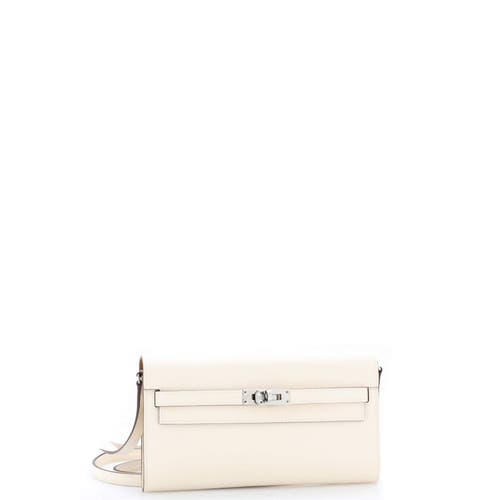 Pre-owned Hermes  Hermes Kelly To Go Wallet Verso Epsom
