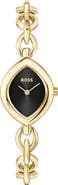 BOSS Fiora Contoured Black Bracelet Watch, 29mm x 22.4mm