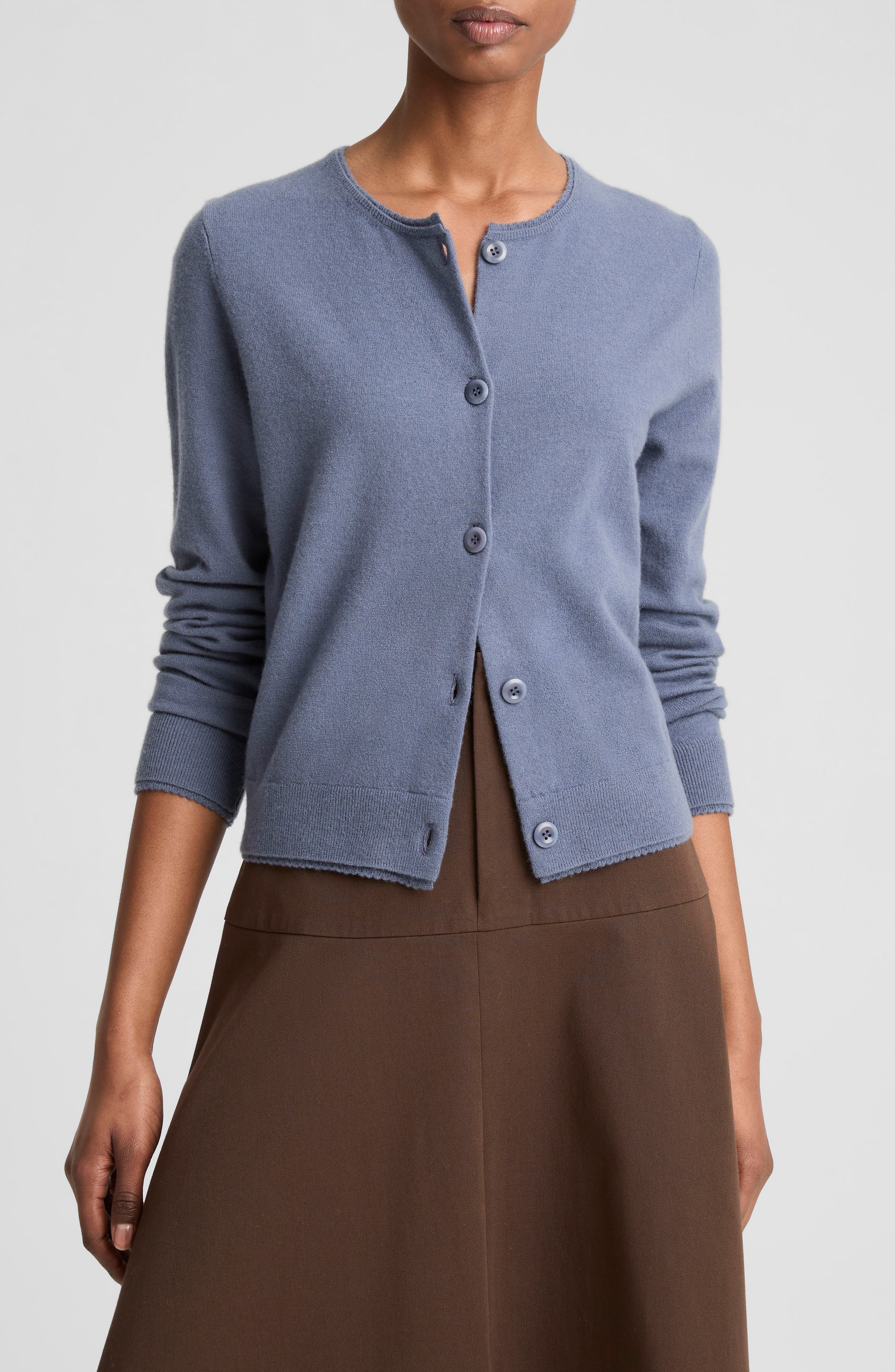 Scallop Trim Button Front Cardigan - image 3