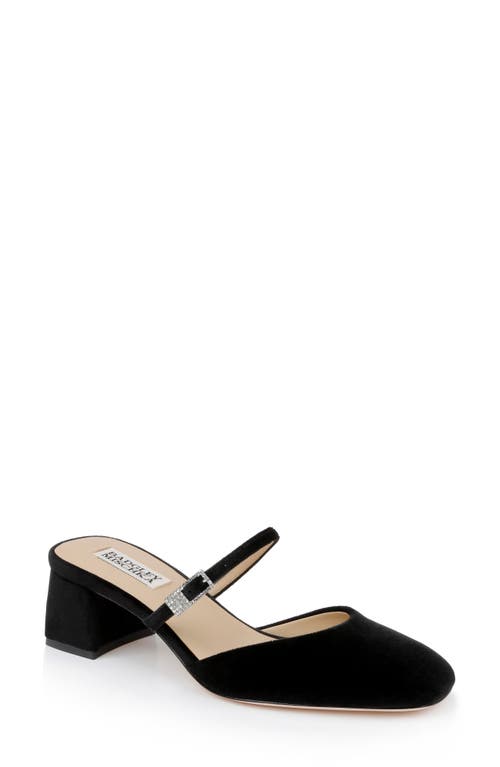 Badgley Mischka Collection Valarie Mary Jane Mule In Black