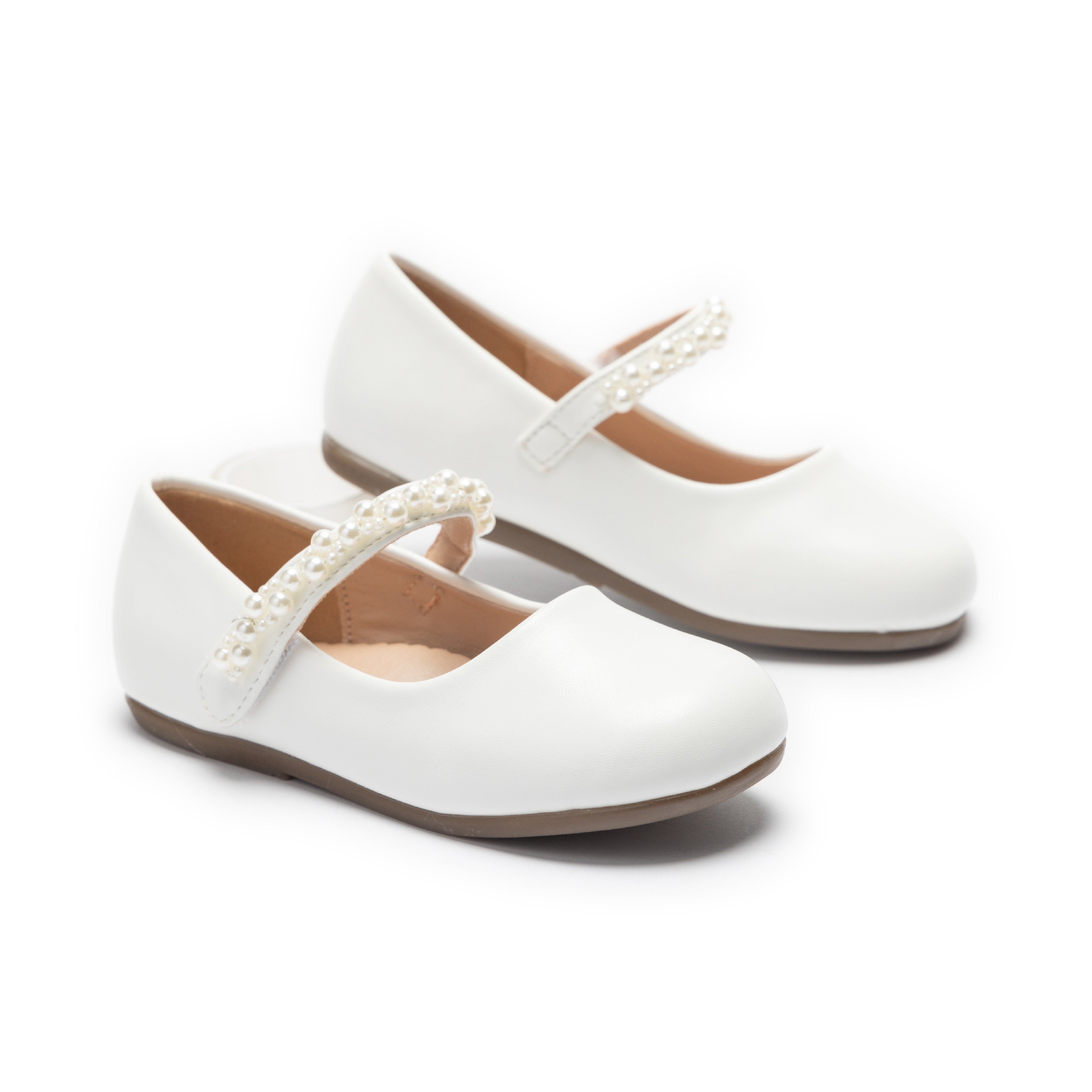 Tulleen Ophelia Pearl Shoes, Main, color, White