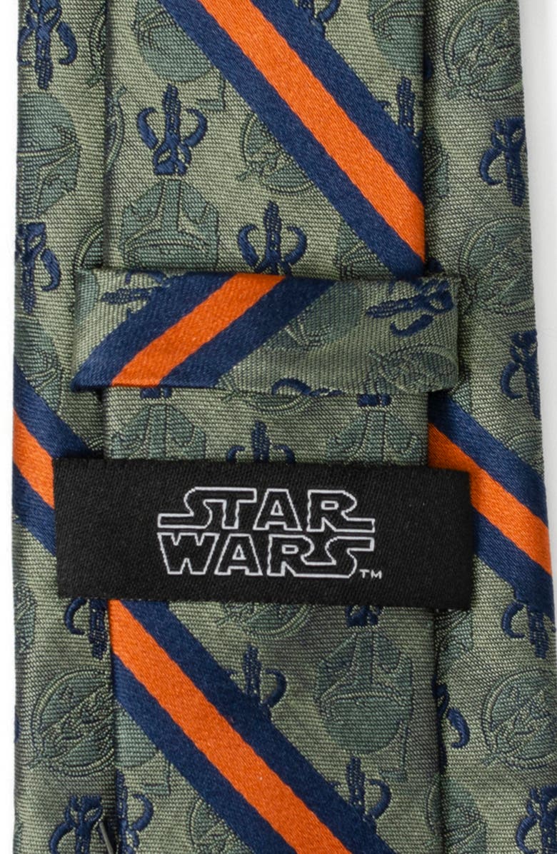 Cufflinks, Inc. Boba Fett Silk Blend Tie, Alternate, color, Green