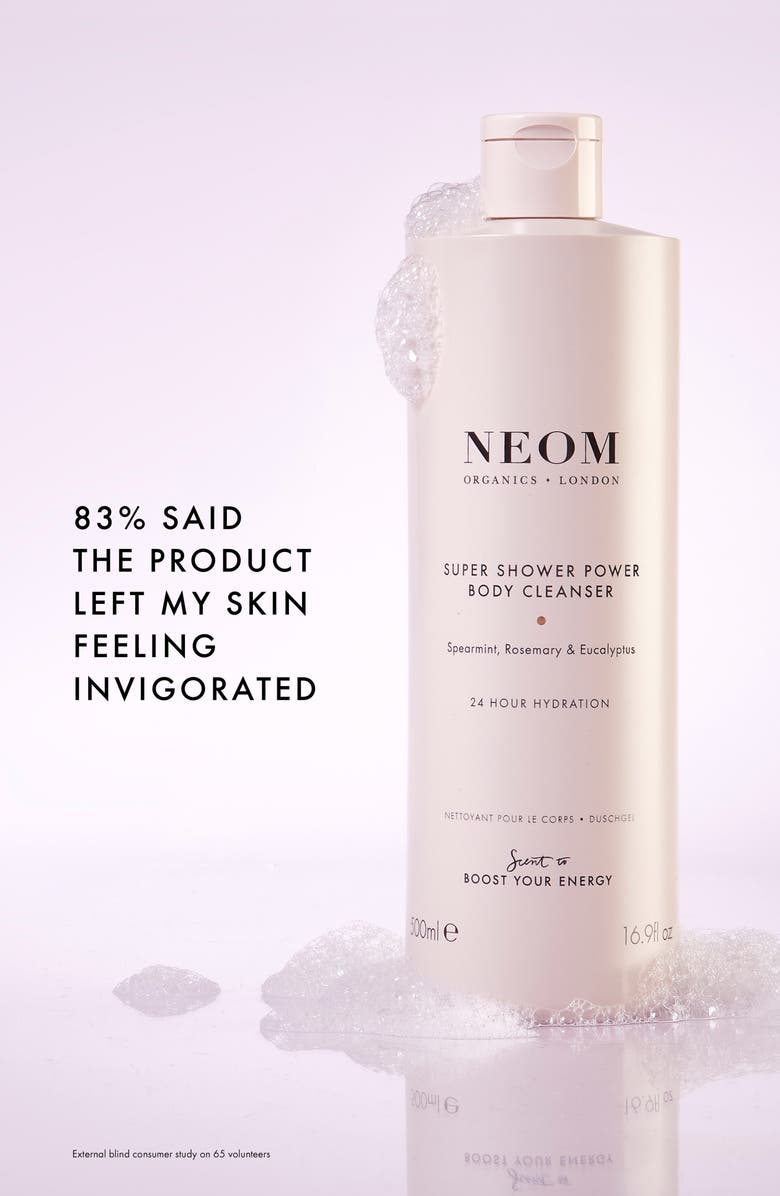 NEOM Wellbeing Super Shower Power Body Cleanser, Alternate, color,