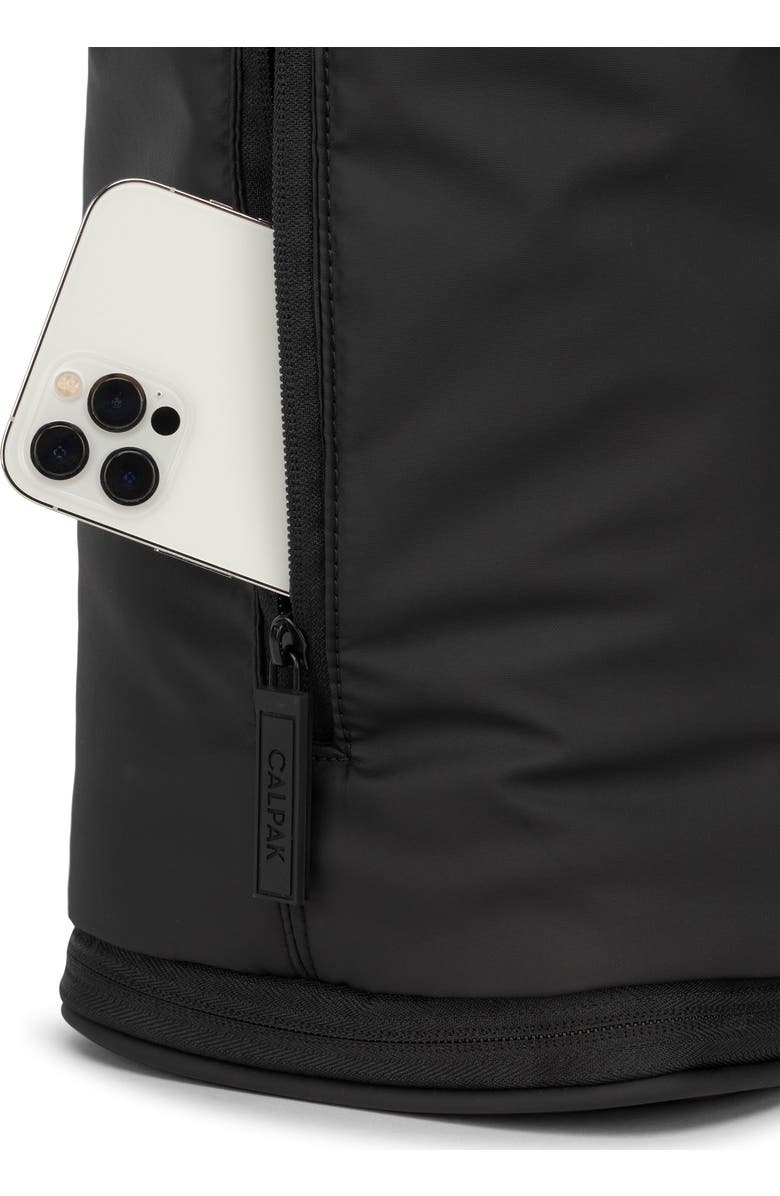 CALPAK Luka Expandable Tote Bag, Alternate, color, Matte Black