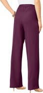 Roaman's Plus Size Wide Leg Bend Over® Pant
