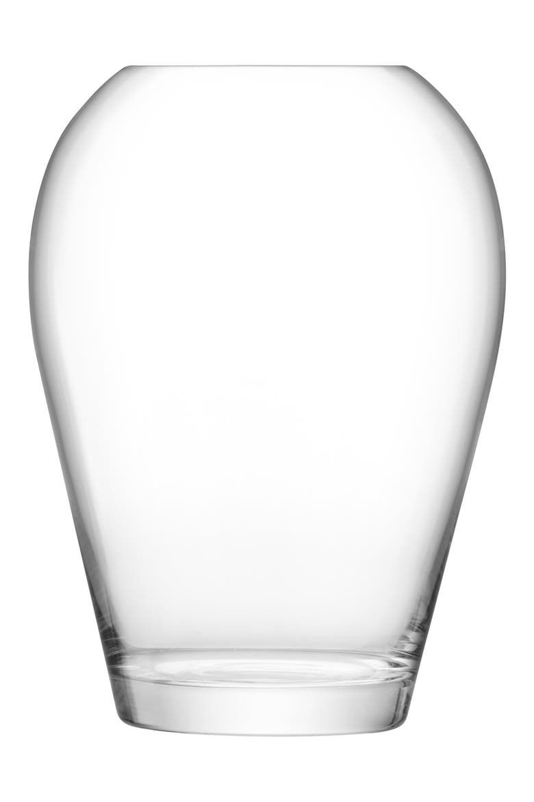 Flower Garden Bouquet Glass Vase, Main, color, CLEAR