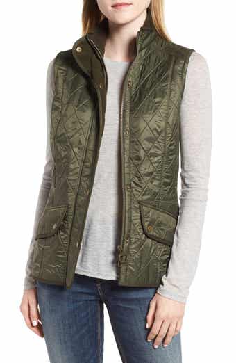 Barbour High Field Mixed Media Vest Nordstrom
