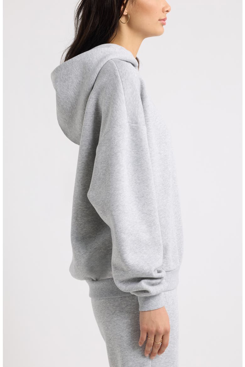 Relaxed Fleece Hoodie, Alternate, color, GREY SOFT HEATHER