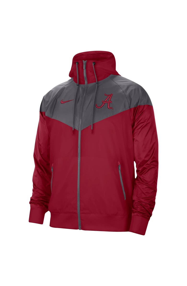 Nike Men's Nike Crimson Alabama Crimson Tide Windrunner Full-Zip Jacket, Alternate, color,