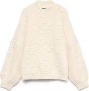 VERO MODA Kaia Oversize Mock Neck Sweater