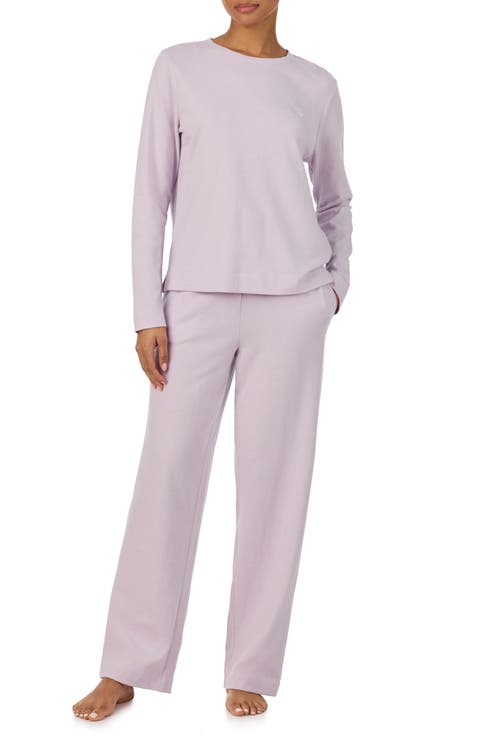 Herringbone Print Cotton Pajamas
