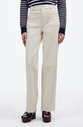 Madewell The Emmett Patch Pocket Wide Leg Jeans
