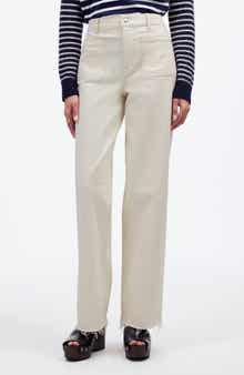 Madewell The Emmett Patch Pocket Wide Leg Jeans