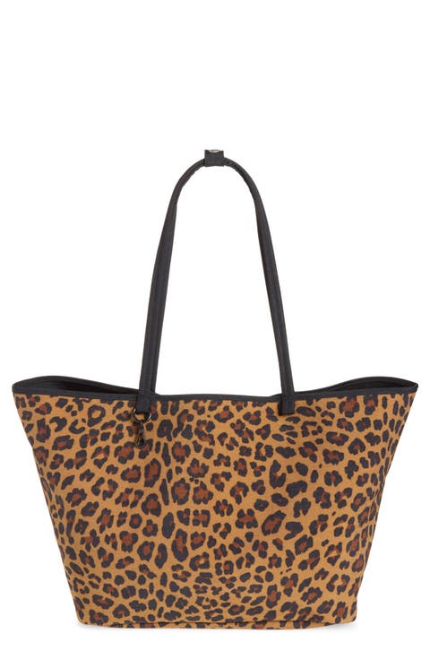 Large Reversible Recycled Nylon Tote