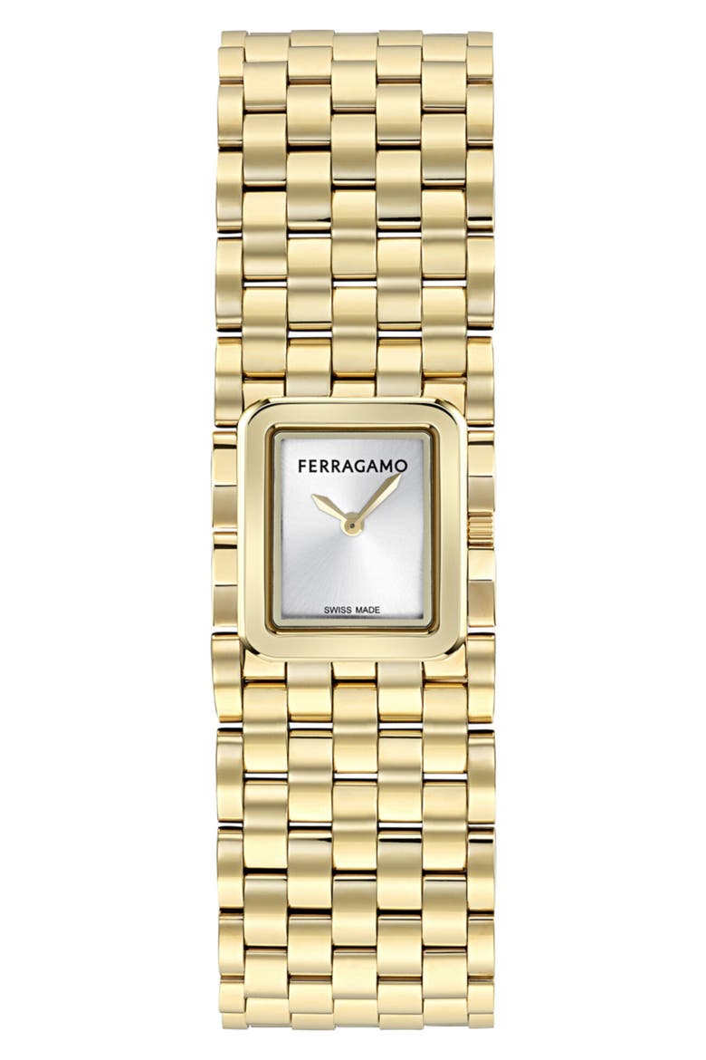 Entrelacé Bracelet Watch, 18.5mm x 21.5mm, Main, color, IP YELLOW GOLD
