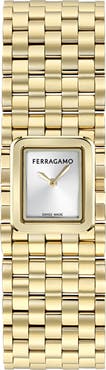 FERRAGAMO Entrelacé Bracelet Watch, 18.5mm x 21.5mm