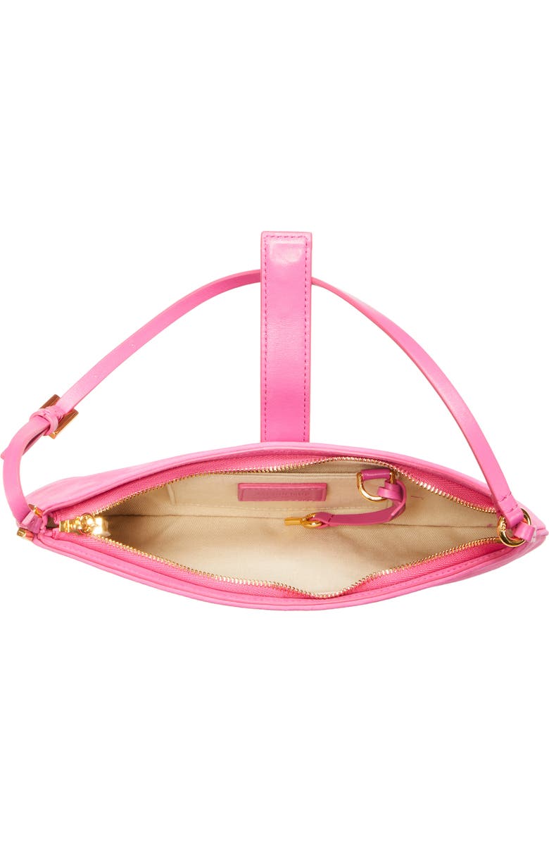 Jacquemus Le Bisou Padlock Leather Shoulder Bag, Alternate, color,