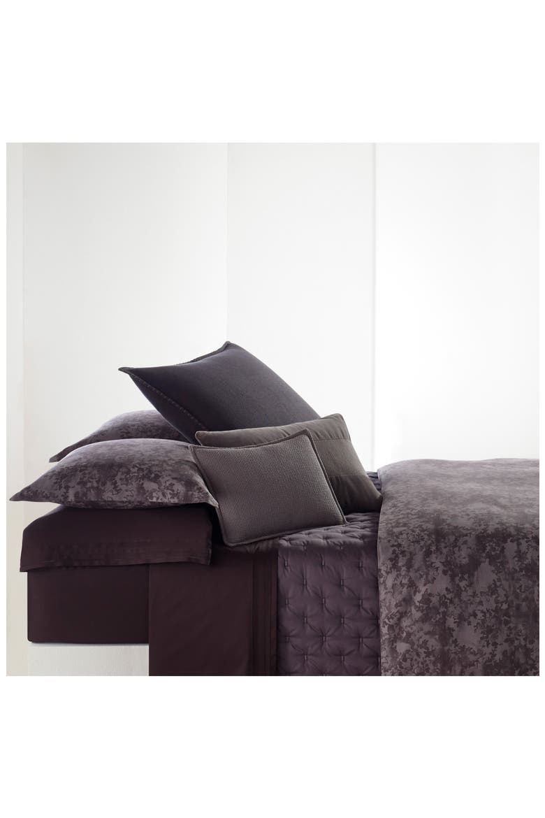 Floral Jacquard 300 Thread Count Duvet Cover, Main, color, OPEN PURPLE