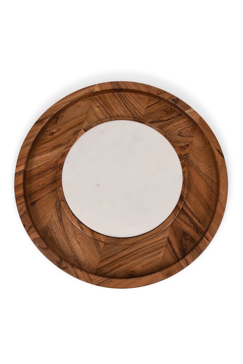 Isla Serving Platter, Main, color, BROWN