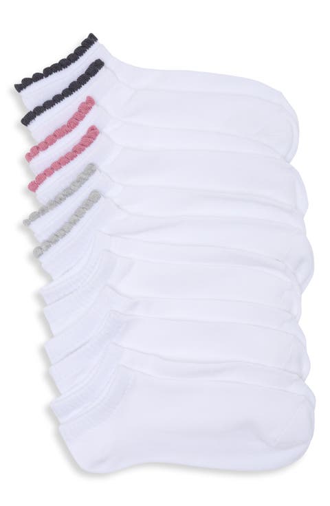 6-Pack Terry Double Cuff Low Cut Socks