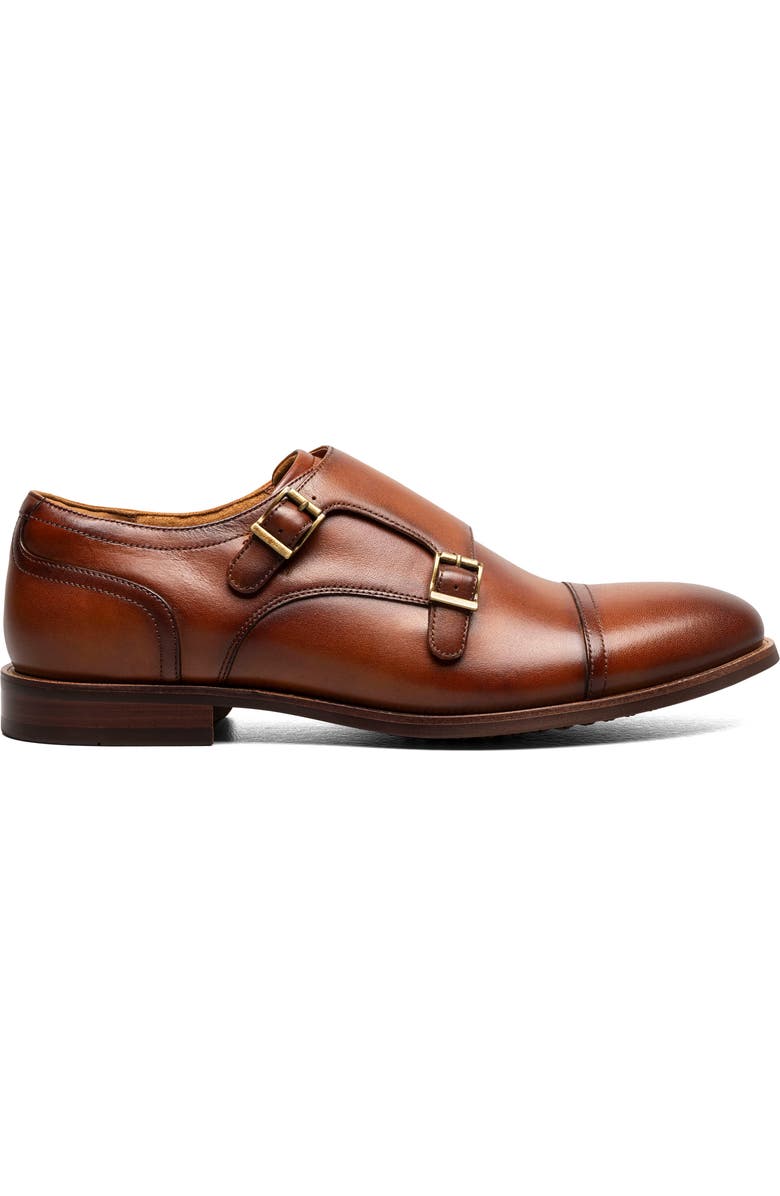 Florsheim Rucci Cap Toe Double Monk Strap Shoe, Alternate, color,