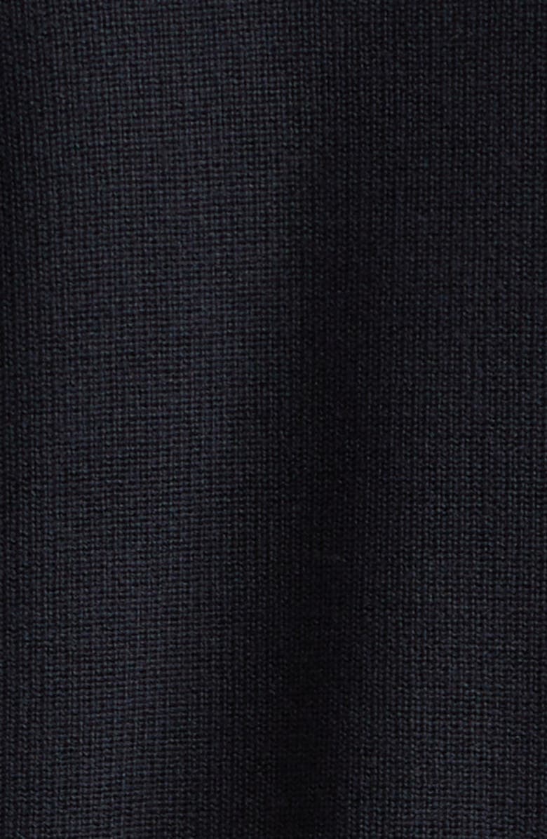 Moncler Quilted Mixed Media Virgin Wool Blend Down Jacket, Alternate, color,