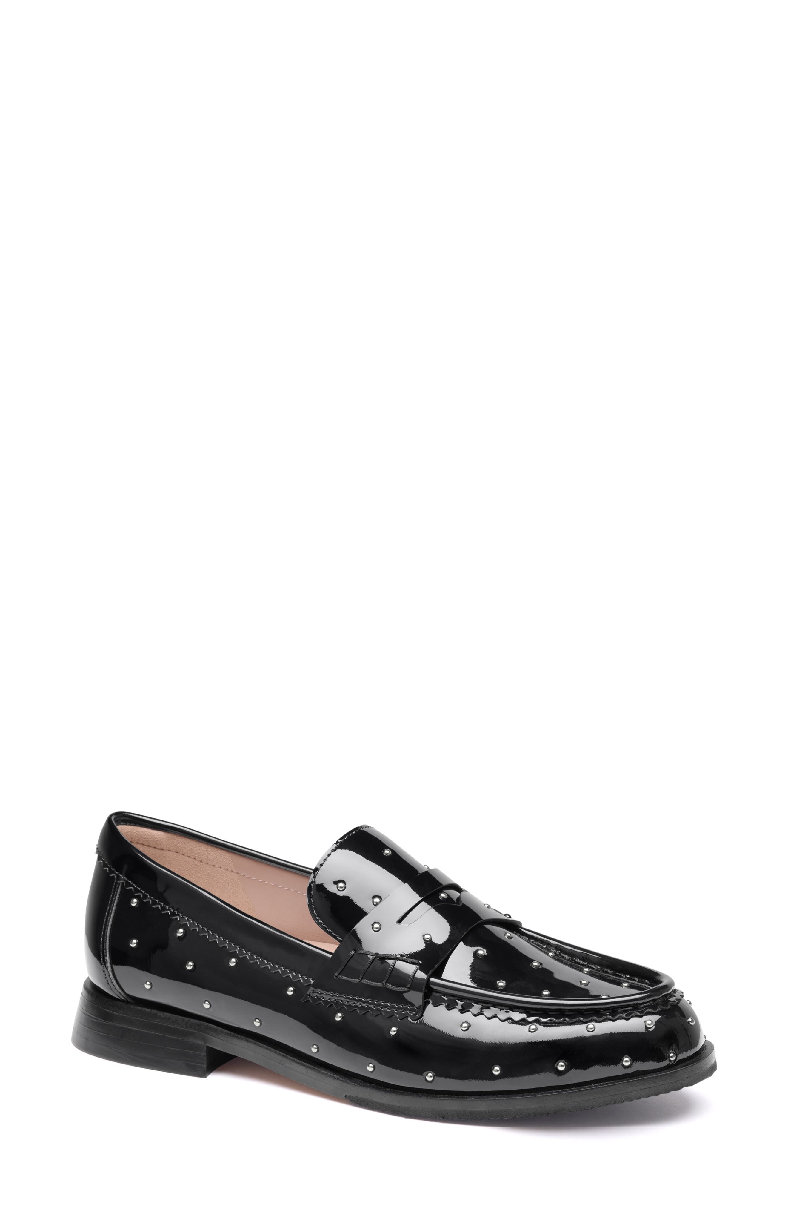 BLACK PATENT LEATHER