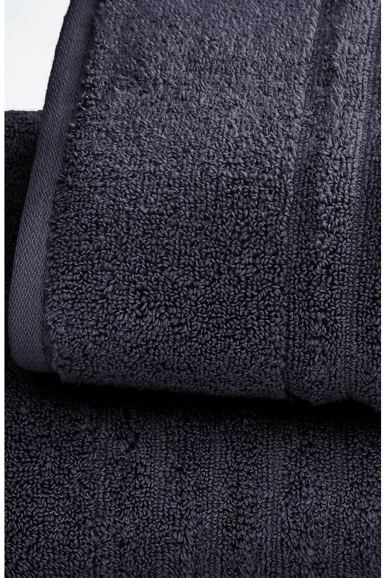 Combed Cotton 4-Pack Bath Towels, Alternate, color, NAVY BLUE
