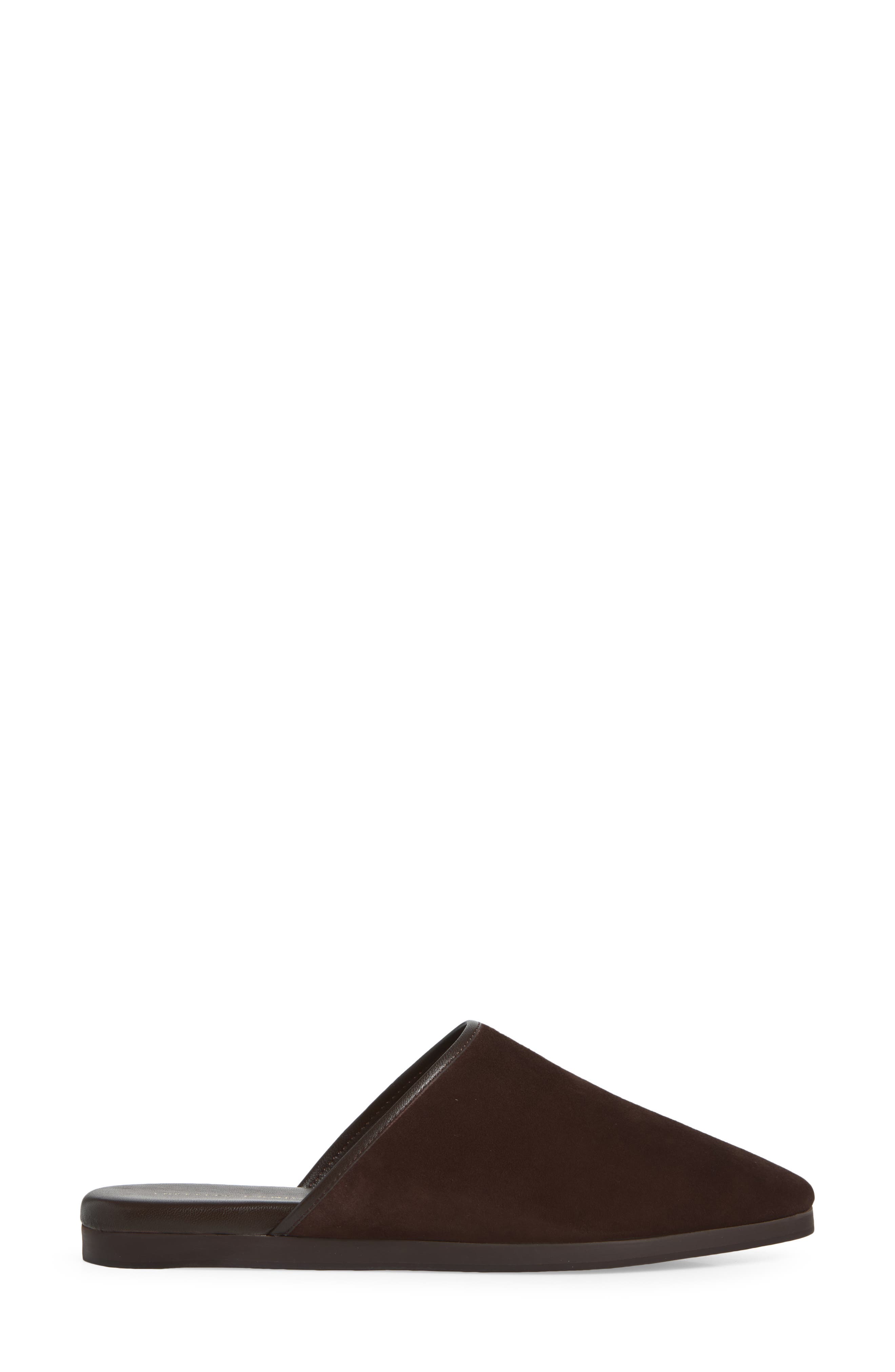 Roni Leather Flat Mule, Alternate, color, TMORO