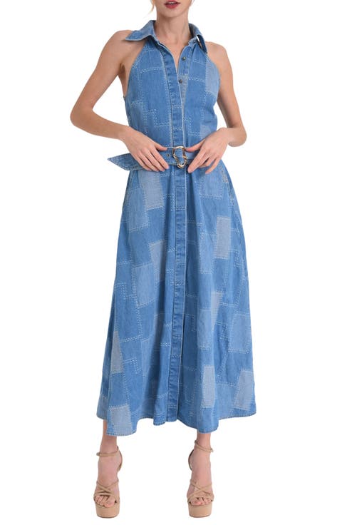 Dixie Belted Sleeveless Maxi Dress
