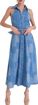 CIEBON Dixie Belted Sleeveless Maxi Dress