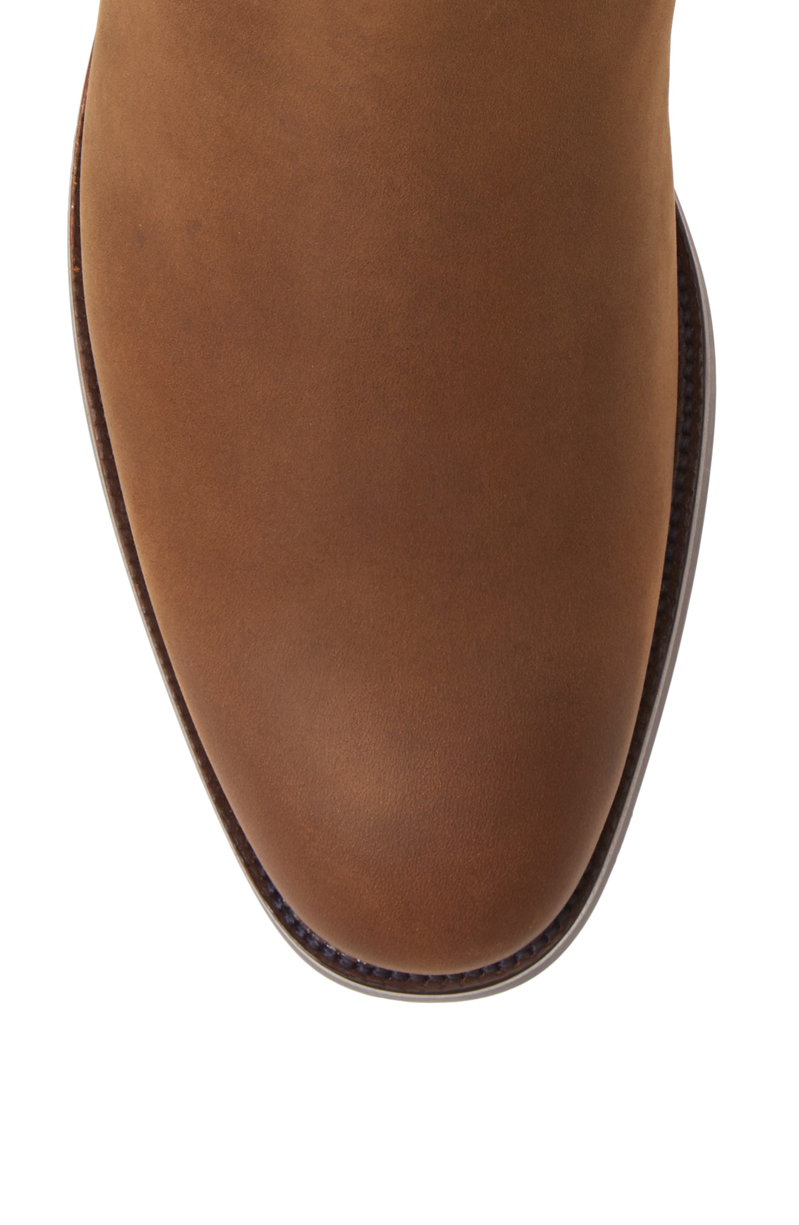 Wakefield Grand Waterproof Chelsea Boot, Alternate, color, DOGWOOD/ PEACOAT LEATHER