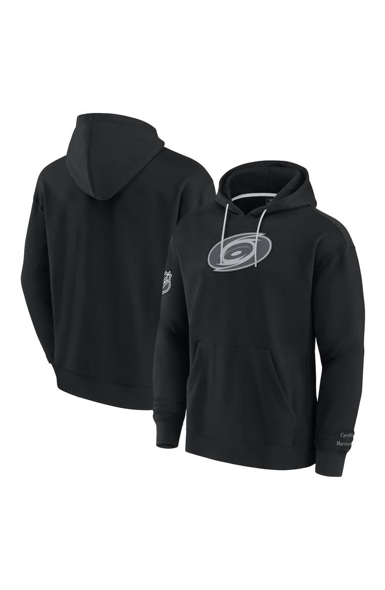 FANATICS Men's Fanatics Black Carolina Hurricanes Elements Pace Pullover Hoodie, Main, color, Black
