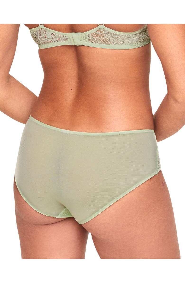 Adore Me Roxana Hipster Panties, Alternate, color, Medium Green