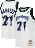 Mitchell & Ness Men's Mitchell & Ness Kevin Garnett White Minnesota Timberwolves Hardwood Classics Swingman Jersey