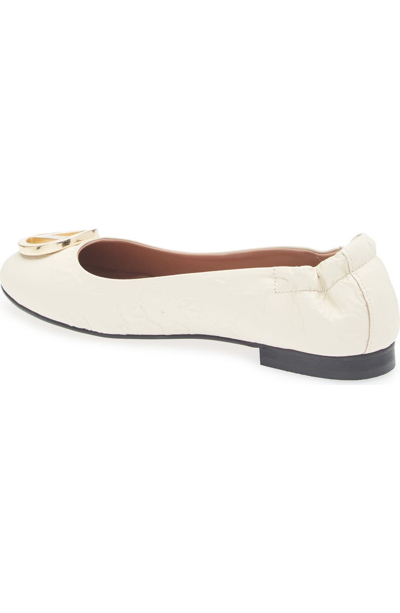 VALENTINO BY MARIO VALENTINO Calliope VLOGO Ballet Flat, Alternate, color, Cream