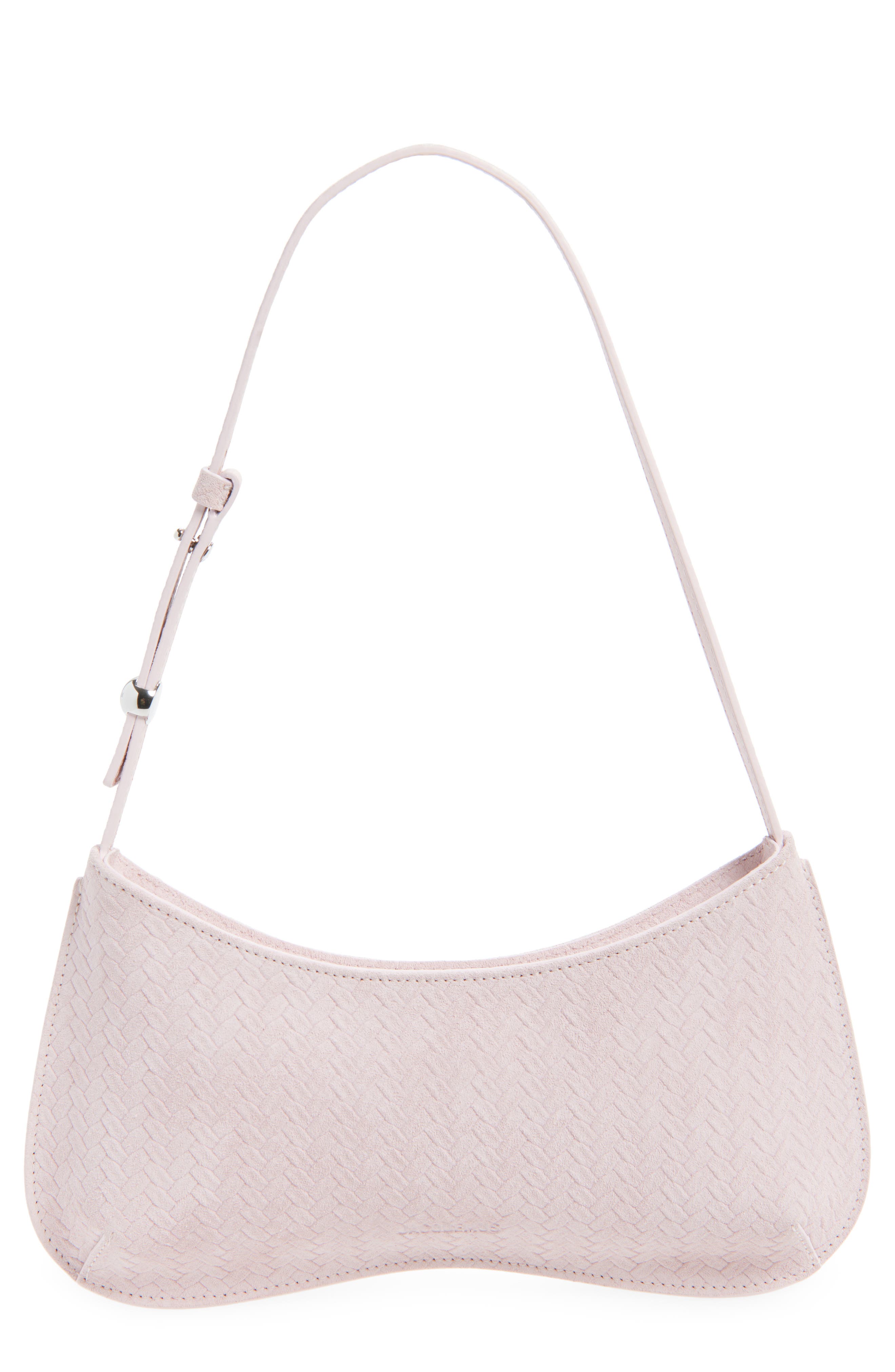Jacquemus Le Bisou Sue Zip Handbag, Main, color, Light Pink 410