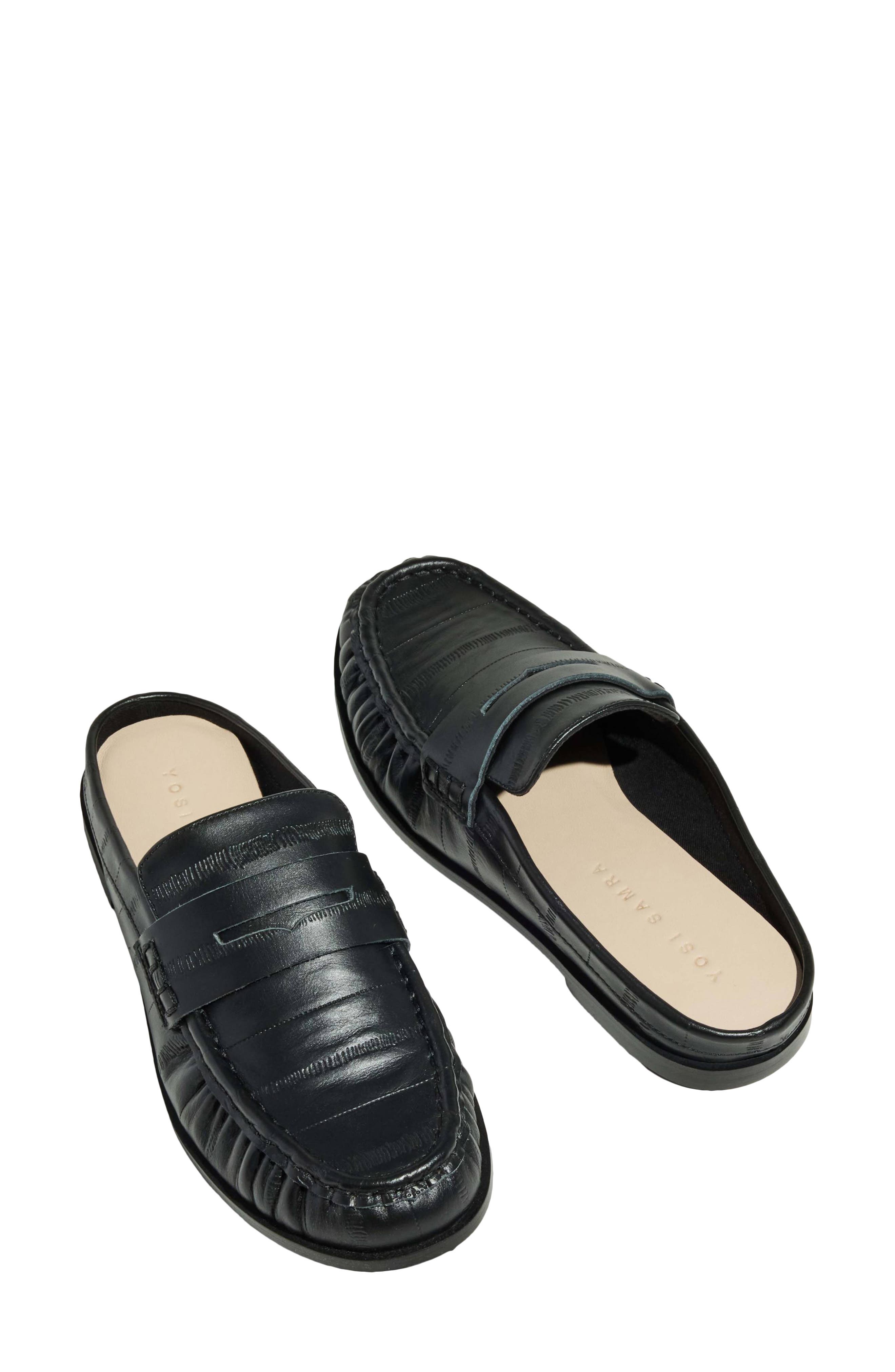 Camden Loafer Mule, Alternate, color, BLACK