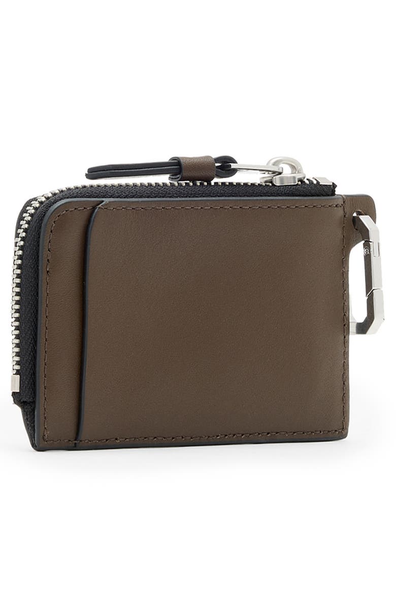 AllSaints Remy Leather Wallet, Alternate, color, Fango Brown