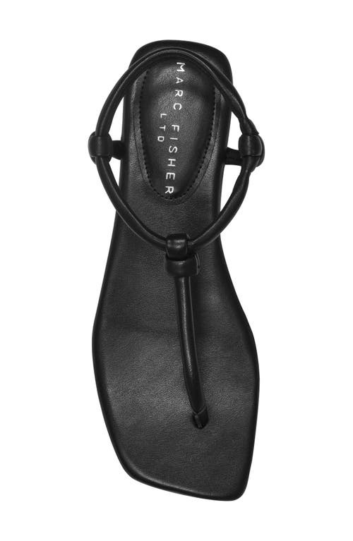 Marc Fisher Maycee Ankle Strap Sandal In Black